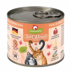GranataPet Delicatessen Dose Kalb & Kaninchen – 200 g