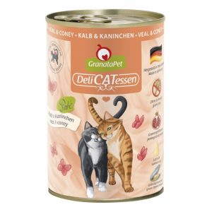 GranataPet Delicatessen Dose Kalb & Kaninchen – 400 g