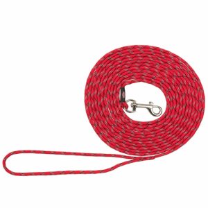 Trixie Junior Welpen-Schleppleine, rund – Rot / 4m, ø 4mm