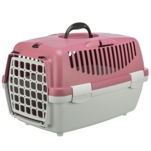 Trixie Transportbox Capri I – hellgrau/altrosa
