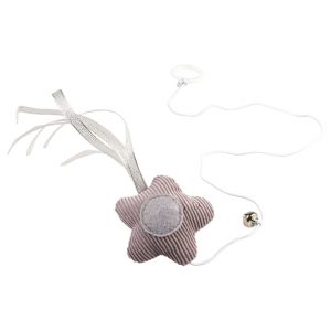 Duvoplus Cat Toy Cushy Stern am Gummiband – grau