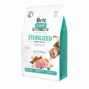 Brit Care Cat Grain-Free – Sterilized – Urinary Health – 2kg