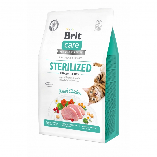 Brit Care Cat Grain-Free - Sterilized - Urinary Health - 2kg 9 8595602540747 sterilized urinary health 400g web cb3m nj.jpg