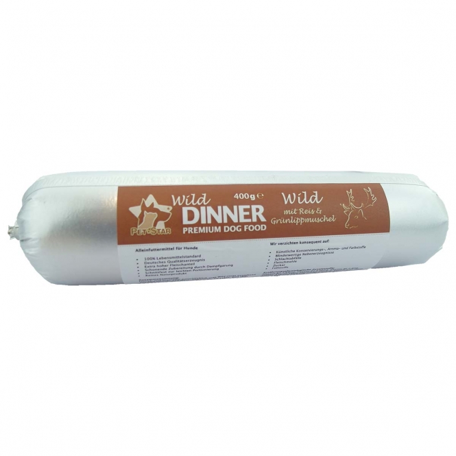 Wild Dinner Gourmet-Wurst Wild mit Reis - 400 g ps 90430.jpg