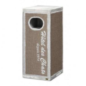 EBI Kratzturm Trend Rockefeller – Hotel des Chats, grau – Höhe 120 cm