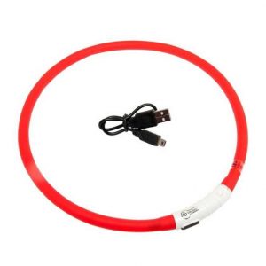 Karlie Visio Light LED-Leuchtschlauch mit USB – Rot