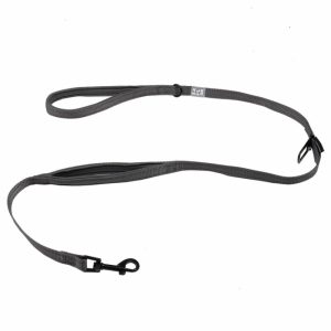 Duvoplus EXPLOR Ultimate Fit On-The-Road-Leine Safety – Silver Reflective – 130cm – 16mm