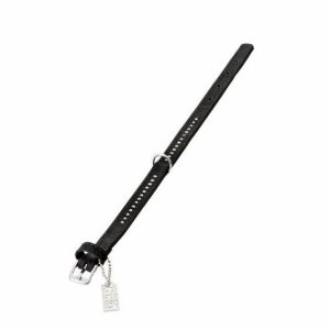 Karlie Buffalo Strass-Halsband – Schwarz 1-reihig, 24cm/10mm