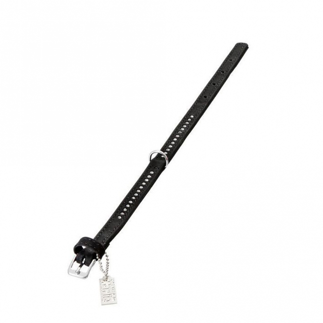 Karlie Buffalo Strass-Halsband - Schwarz 1-reihig, 24cm/10mm 24022.jpg