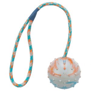 Trixie Ball am Seil, Naturgummi – ø 6 cm/30 cm