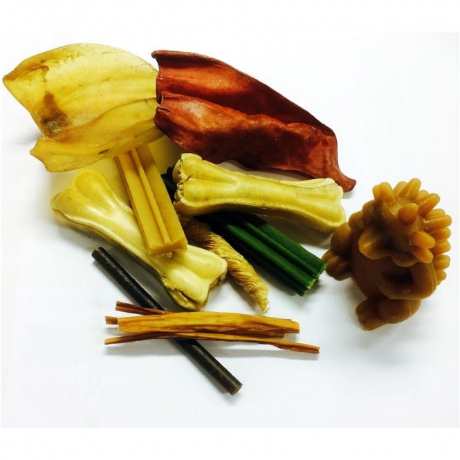 Classic Dog 7 verschiedene Kauknochen - Eimer 950g 4040345003164.jpg