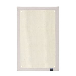 EBI Eck-Kratzmatte Krappa – 58 x 38cm – weiß