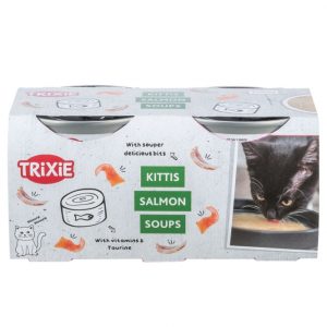 Trixie Kittis Salmon Soup – 4 × 80 g