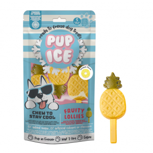 Pup Ice Fruity Lollies Pineapple S – 3 Stück