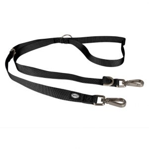 Duvoplus Explor North Duo Leine 200cm/25mm – Schwarz