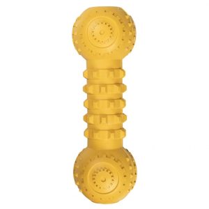 Duvoplus Kauspielzeug Griplay Dumbbell – Gelb