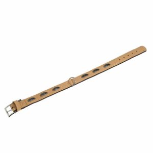 Karlie Art Buffalo Oak Halsband – Beige/Schwarz, 70cm, 40mm