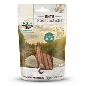 Wildes Land Cat Fleischsticks Ente 50g