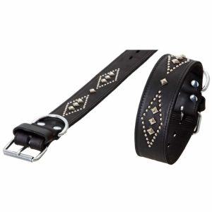 Karlie RONDO Halsband doubliert mit Ziernieten – 70cm/50mm