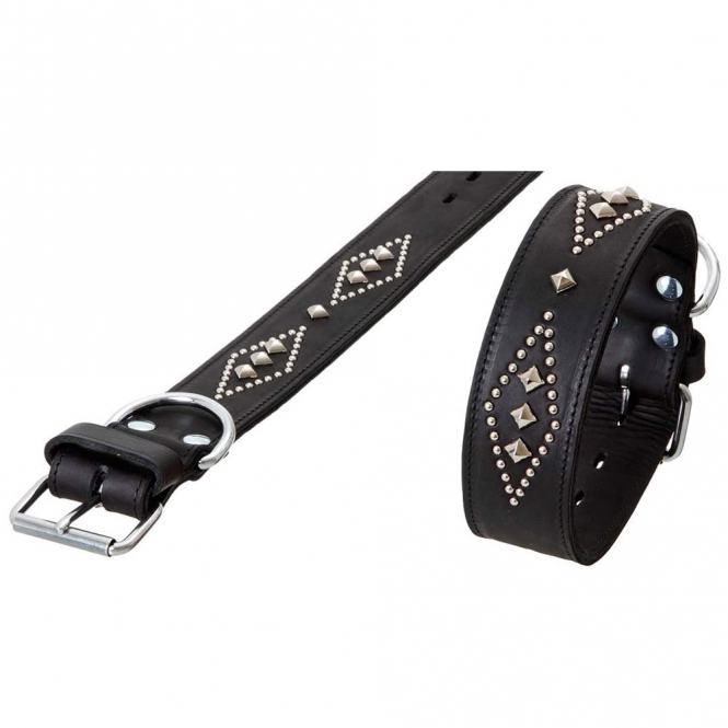 Karlie RONDO Halsband doubliert mit Ziernieten - 80cm/50mm 02206 q9l9 t9.jpg