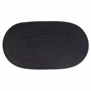D&D Napfunterlage Phil – Schwarz – 35 x 20 cm