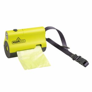 Poopidog Hundekotbeutelspender mit LED – limone