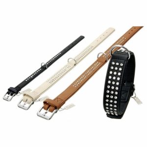 Karlie Nordic Strass Halsband – Biscuit (Hellbeige) – 40 mm / 65 cm