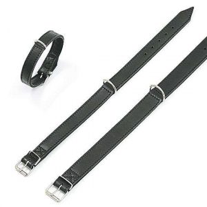 Karlie RONDO Halsband genäht – Schwarz – 32 mm, 70 cm