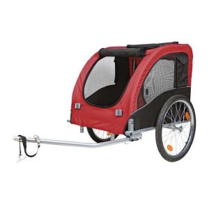 Trixie Fahrrad-Anhänger – rot/schwarz – L