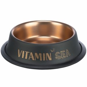 Trixie BE NORDIC Edelstahlnapf – schwarz/bronze – 0,9 l/ø 23 cm