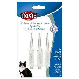 Trixie Floh- und Zeckenschutz Spot-On, Katze – Katze über 8 Mon.