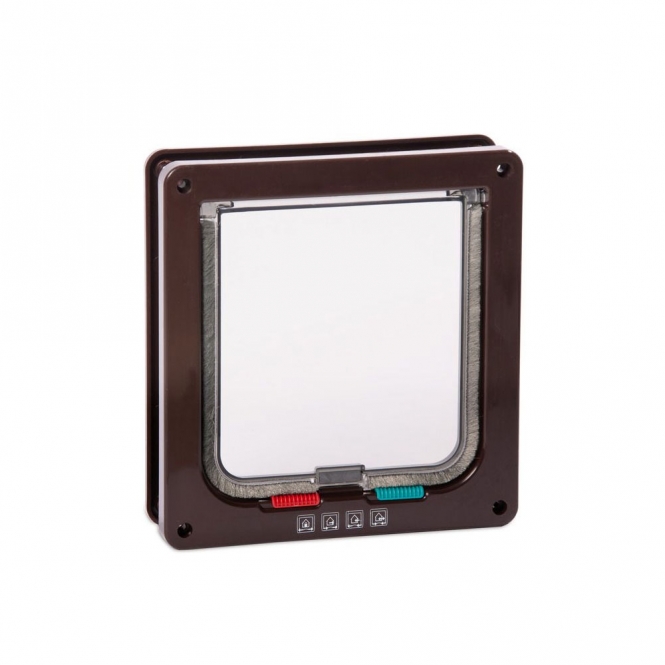Karlie 4-Wege-Katzentür - Braun 507515.jpg