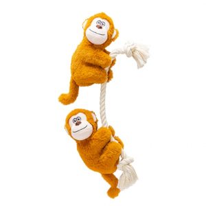 Karlie Hundespielzeug Kletter-Affen Duo – 42 cm