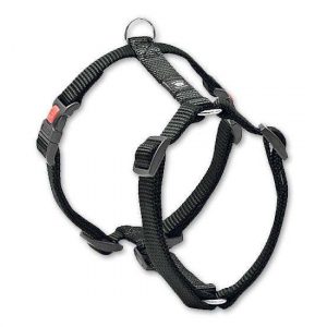 Karlie ASP Geschirr – Schwarz – 15 mm, 35-50 cm