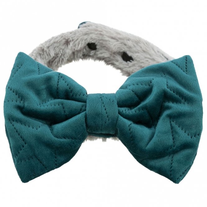 Trixie Halsband Estelle mit Schleife - grün - S–M: 30–45 cm/40 mm 92731g.jpg