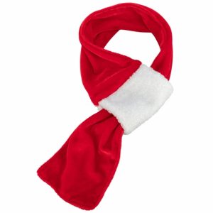 Trixie Xmas Schal – rot/weiß – 90 cm