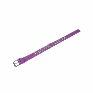 Karlie Buffalo Strass-Halsband – Violett – 3-reihig, 65cm/40mm