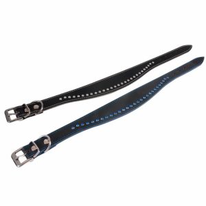 Karlie Halsband Chic – Schwarz/Grau – 50 cm / 40 mm