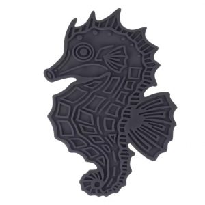 Lick Mat Seahorse – grau