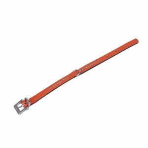 Karlie Vintage Strass Halsband – Mandarine – 1-reihig, 24cm/10mm
