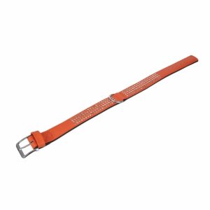 Karlie Vintage Strass Halsband – Mandarine – 4-reihig, 65cm/40mm