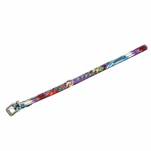 Karlie Halsband Peacock – grün/schwarz – 32 cm / 12 mm