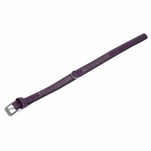Karlie Vintage Strass-Halsband – Violett – 1-reihig, 24cm/10mm