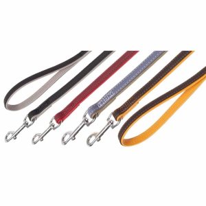 Karlie Vintage Trend Leine – Schwarzbraun/Grau – 100cm / 18mm