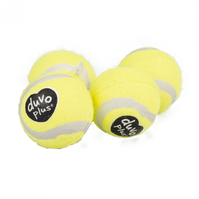 Duvoplus Tennisbälle - gelb - 3 Stück - 6cm 5414365424602 prd webl.jpg