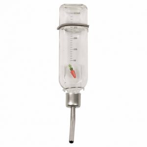Duvoplus Kleintier-Trinkflasche aus Glas – 350ml