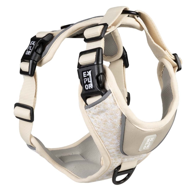 Duvoplus EXPLOR Ultimate Fit No-Pull-Geschirr - antique white - XL - 52-66cm - 71-104cm 5414365457617 prd webl jci1 bf.jpg